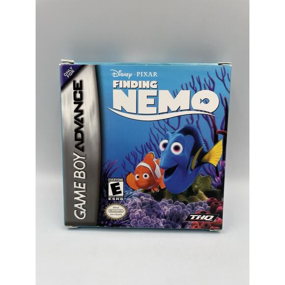 Finding Nemo (Nintendo Game Boy Advance, 2003) Authentic Complete Tested & Works - Picture 1 of 10